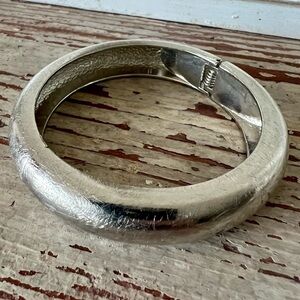 Silver Bangle Bracelet 7.75”